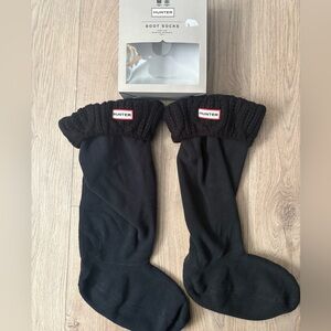Hunter Original Tall Boot Socks / Inserts – Black – NEW in Box – Size L